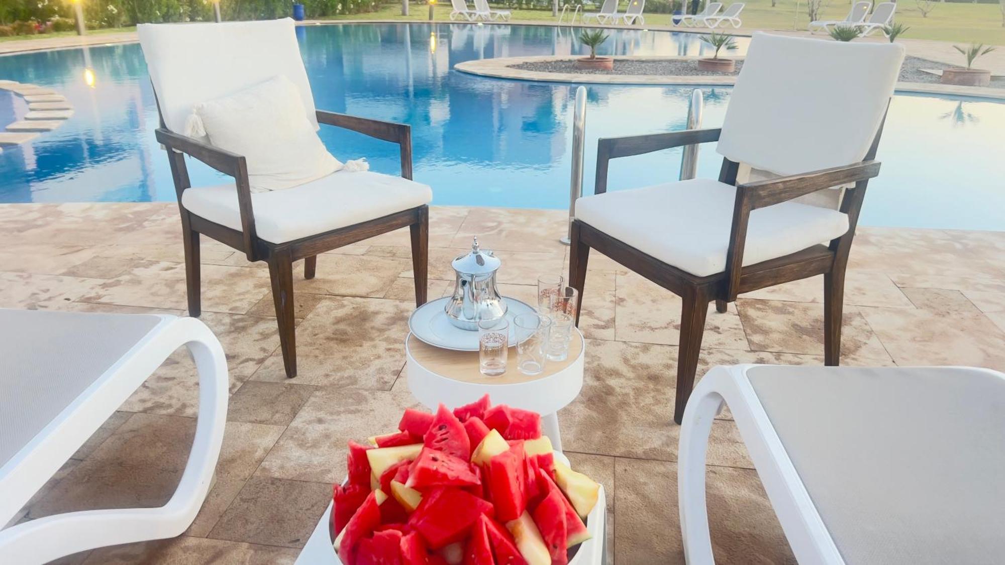 מרקש Mini-Villa Situee Dans Une Residence Prestigia A Marrakech, Avec Une Vue Sur La Piscine Et Le Golf Une Securite 24H Sur 24 Et Une Proximite Ideale De L Aeroport 5 Minutes C Est Une Offre Parfaite Pour Des Vacances מראה חיצוני תמונה